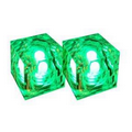 Green Glow Ice Cubes